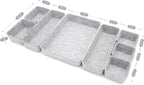Welaxy Desk Drawer organizers tray Felt storage bins aesthetics room décor - Image 7