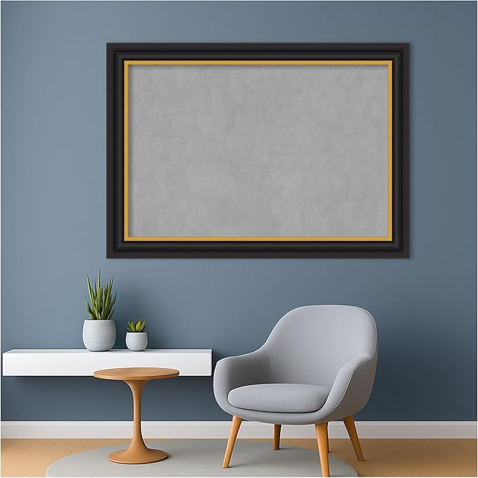 Amanti Art Black Framed Magnetic Board 30x42 Large Vision Board - Image 5