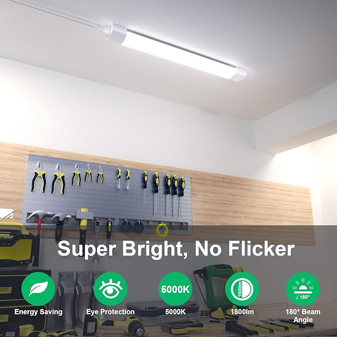 Modlicht Under Cabinet Lighting 1.4FT 5000K Linkable Closet Plug in Lights - Image 2