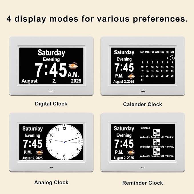 SSYA Dementia Clocks with Day and Date - Image 4