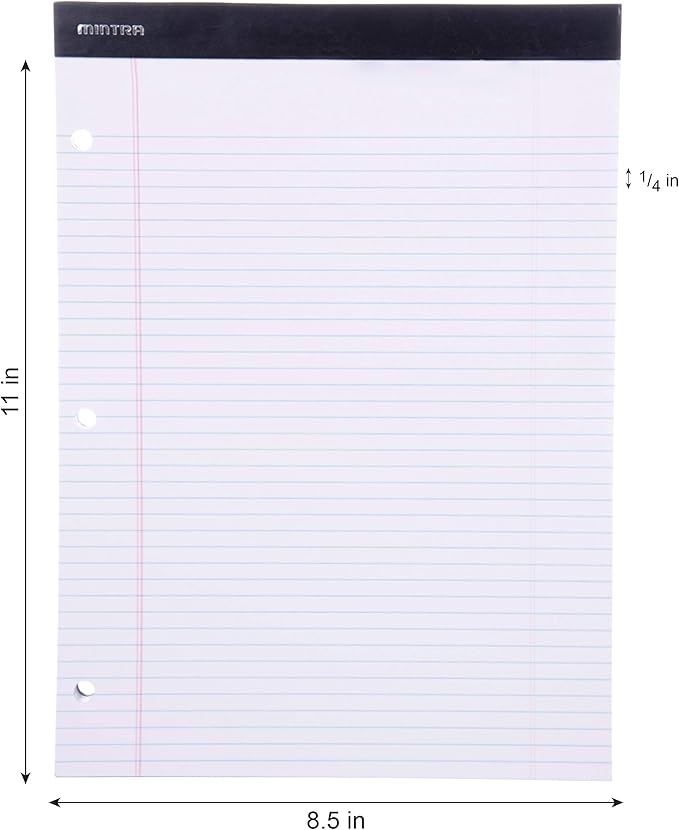 Mintra Office Legal Pads, 8.5in x 11in) - Image 2