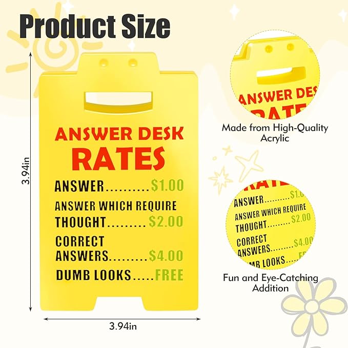 Funny Desk Signs, Hilarious Funny Gag Gifts - Image 2