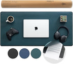 Nordik Felt and Leather Desk Mat Non-Slip by NordikByDesign