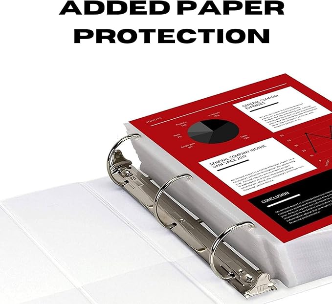 2 Pack of 5 Inch 3 Ring Binder - Image 4