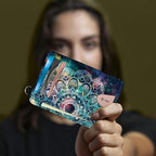 BWEGRHE Small Travel Wallets, Art Mandalas Slim Minimalist Front Pocket Wallet - Image 6