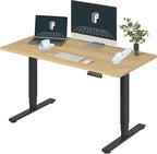 FLEXISPOT E6 3-Stage Dual Motor Electric Standing Desk 55 x 28 Sit Stand Up Desk by FlexiSpot