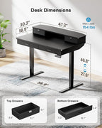 HUANUO 48 x 30 inch Electric Standing Desk - Image 3