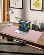 Pink Leather Desk Mat, Large Mouse Pad & Laptop Mat - Image 7