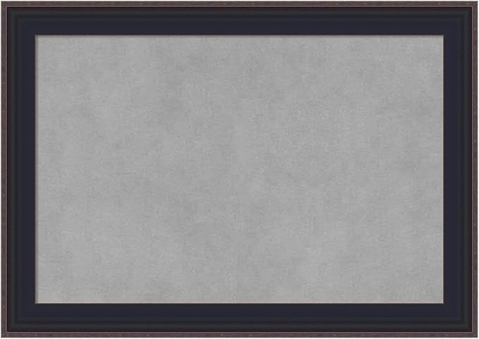 Amanti Art Black Framed Magnetic Board 15x21 Small Vision Board by AmantiArt