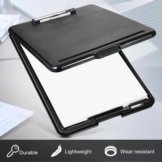 Epakh 18 Pcs Clipboard with Storage Bulks Plastic Storage Foldable Nursing - Image 4