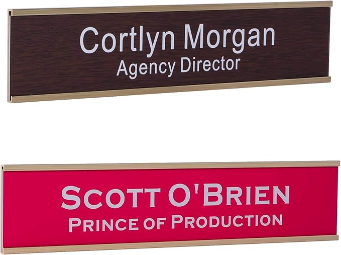 Personalized Office Engraved Name Plate - Image 4