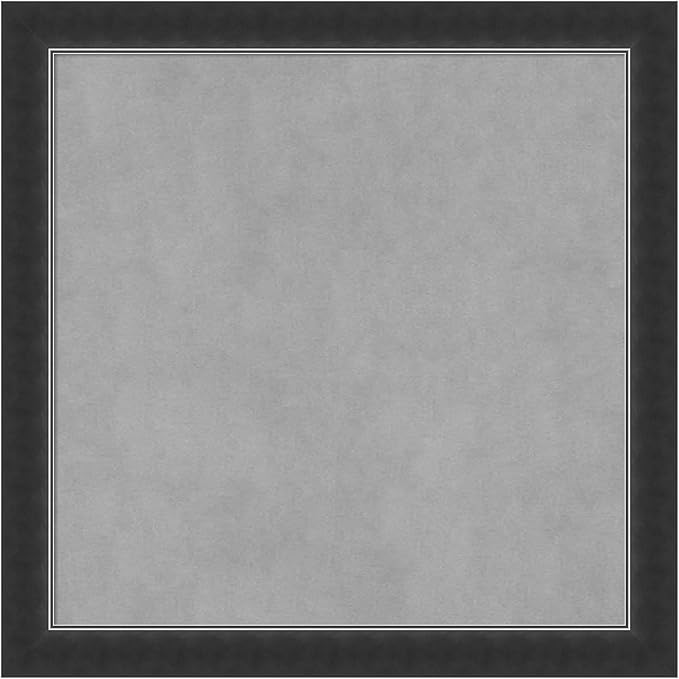 Amanti Art Black Framed Magnetic Board 23x23 Medium Vision Board by AmantiArt