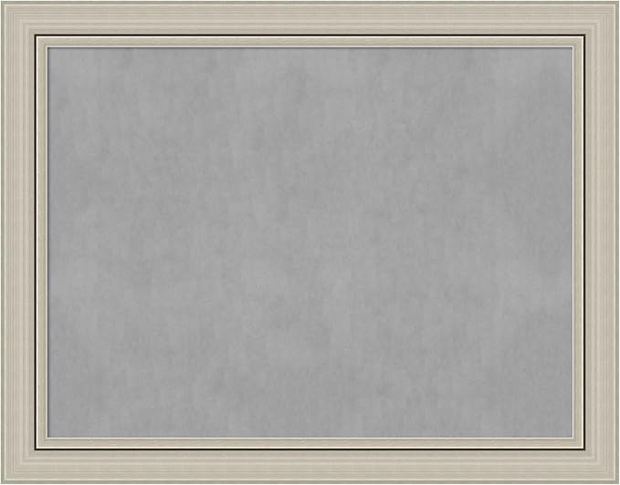 Amanti Art Silver Framed Magnetic Board 22x28 Medium Vision Board by AmantiArt