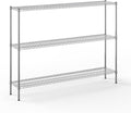 Regal Altair 14" Deep x 72" Wide x 54" Height Wire Shelving Kit | 3-Tier | NSF by Regal+Altair