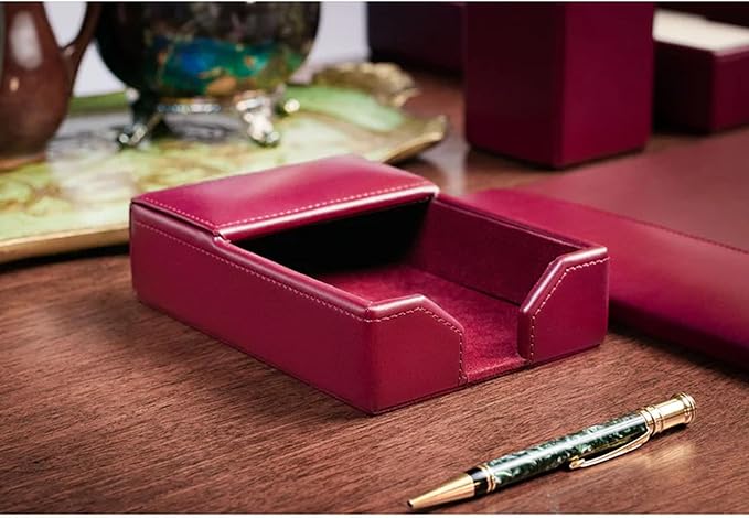 DACASSO Bonded Leather Desk Set - Image 9