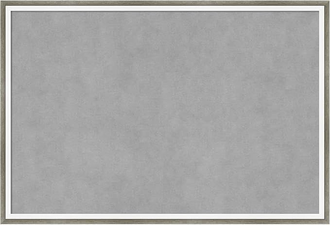 Amanti Art Silver Framed Magnetic Board 17x25 Medium Vision Board by AmantiArt