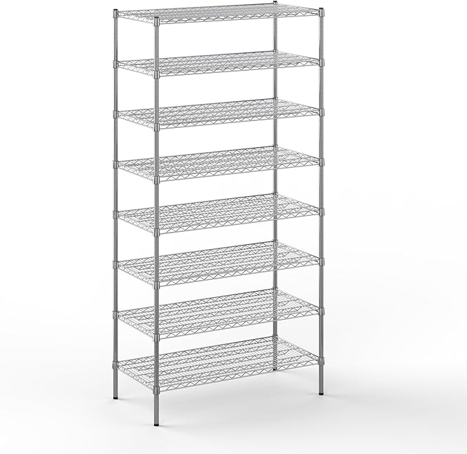 Regal Altair 21" Deep x 42" Wide x 86" Height Wire Shelving Kit | 8-Tier | NSF by Regal+Altair