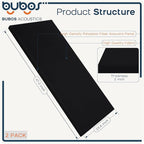 BUBOS 2 PCS Fabric Acoustic Panels, 47.2''x23.7'' Decorative Sound Dampening - Image 2