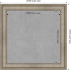 Amanti Art Silver Framed Magnetic Board 29x29 Medium Vision Board - Image 4
