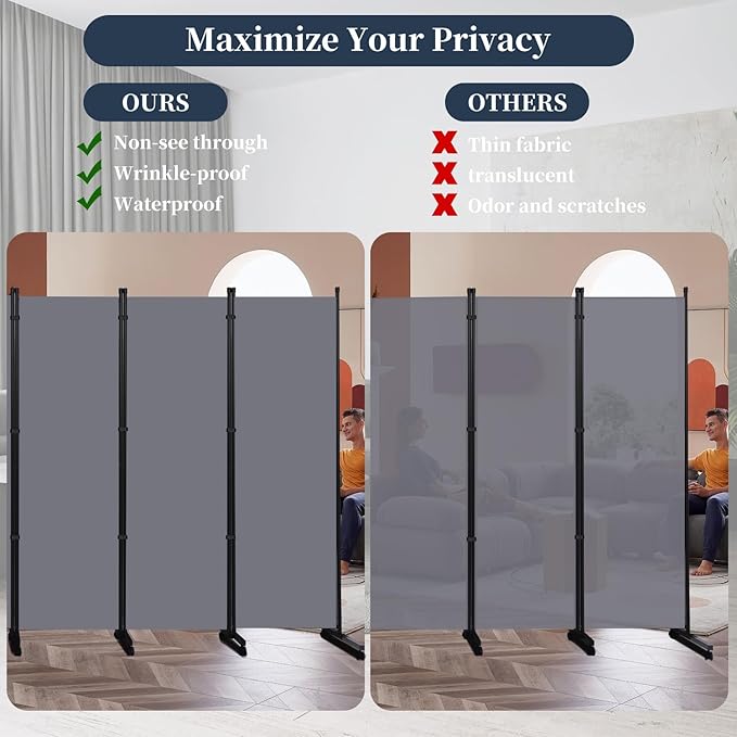 Room Divider Folding Privacy Screens - Image 3