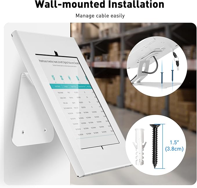 AboveTEK Anti-Theft Tablet Stand – iPad Locking & Security Stand, Countertop & - Image 5