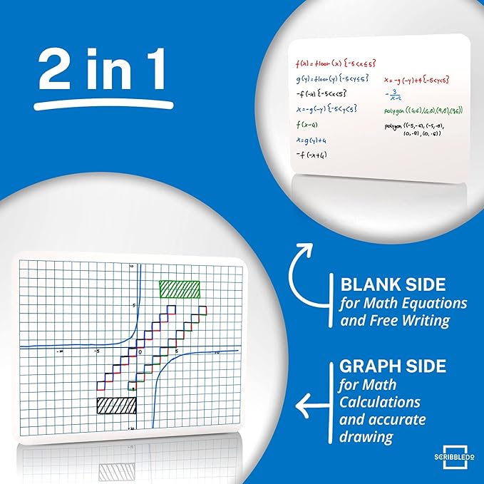Dry Erase XY Axis Graph Lap Boards 9”X12” - Image 9