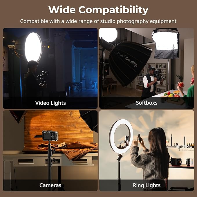 SmallRig LA-S28 Light Stand for Photography, 9.2ft/ 280cm/ 110" Spring - Image 5