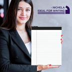 6 Pack Legal Pads 8.5 x 11 College Ruled 300 Sheets Note Pads 8.5 x 11 Notepads - Image 5