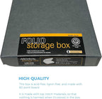 Lineco, 9x12 Gray Clamshell Archival Folio Storage Box, 1.75 Depth, - Image 5