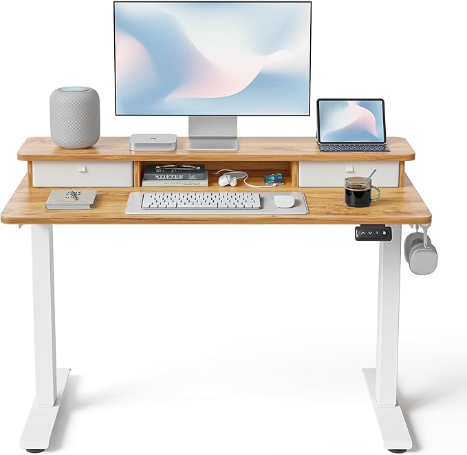 FEZIBO 40 x 24 Inch Height Adjustable Electric Standing Desk by FEZIBO