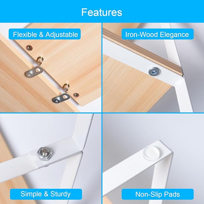 Golener Countertop Organizer Corner Shelf, 2 Tier Adjustable Stackable Corner - Image 7