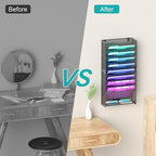 VEESUN 10 Tier Hanging Wall File Organizer, Wall File Holder Organizer Mounted - Image 6