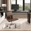 Vitrazza Glass Chair Mat 42” x 42” Superior ¼ Thick, Luminoso Low-Iron Ultra by VitrazzaGlassOfficeChairMats