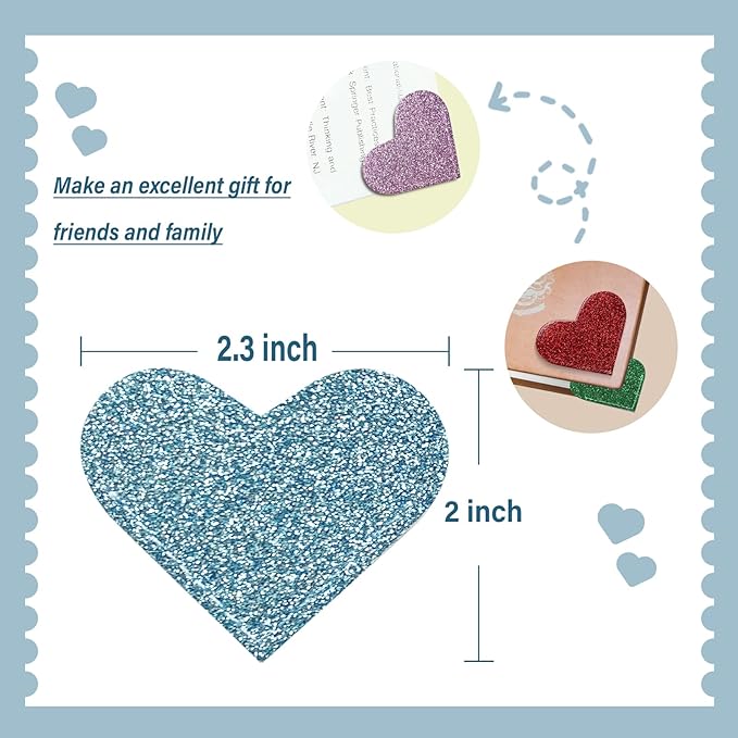 Leather Heart Bookmarks - Image 2