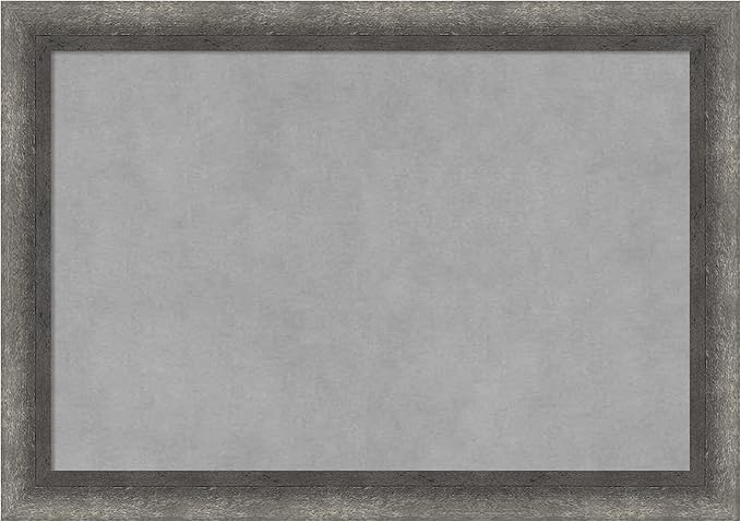 Amanti Art Grey Framed Magnetic Board 14x20 Small Vision Board by AmantiArt