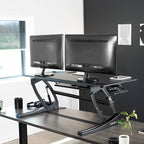 VIVO 42 inch Height Adjustable Stand Up Desk Converter, V Series, Quick Sit to - Image 6
