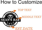Custom Bar Sign Personalized Name Bar Wall Decor - Image 3