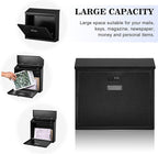 xydled Mail Boxes with Combination Lock, Locking Mailbox Wall Mounted, Security - Image 2