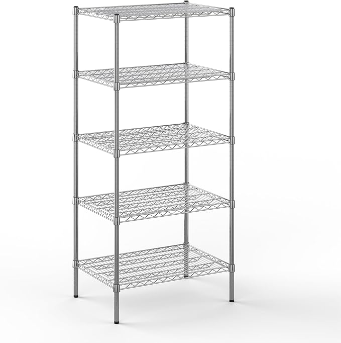 Regal Altair 21" Deep x 30" Wide x 64" Height Wire Shelving Kit | 5-Tier | NSF by Regal+Altair