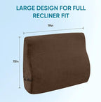 AHUAWA Lumbar Support Pillow for Recliner Chair and Couch, Memory Foam Back - Image 5