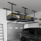 3x6ft overhead garage storage rack 450lbs capacity, 26"-40", package contents