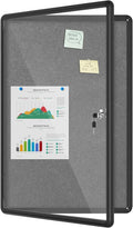 Mifuro 36"x24" Enclosed Bulletin Board, Lockable Weather-Resistant Aluminum by MifuroOfficeProduct