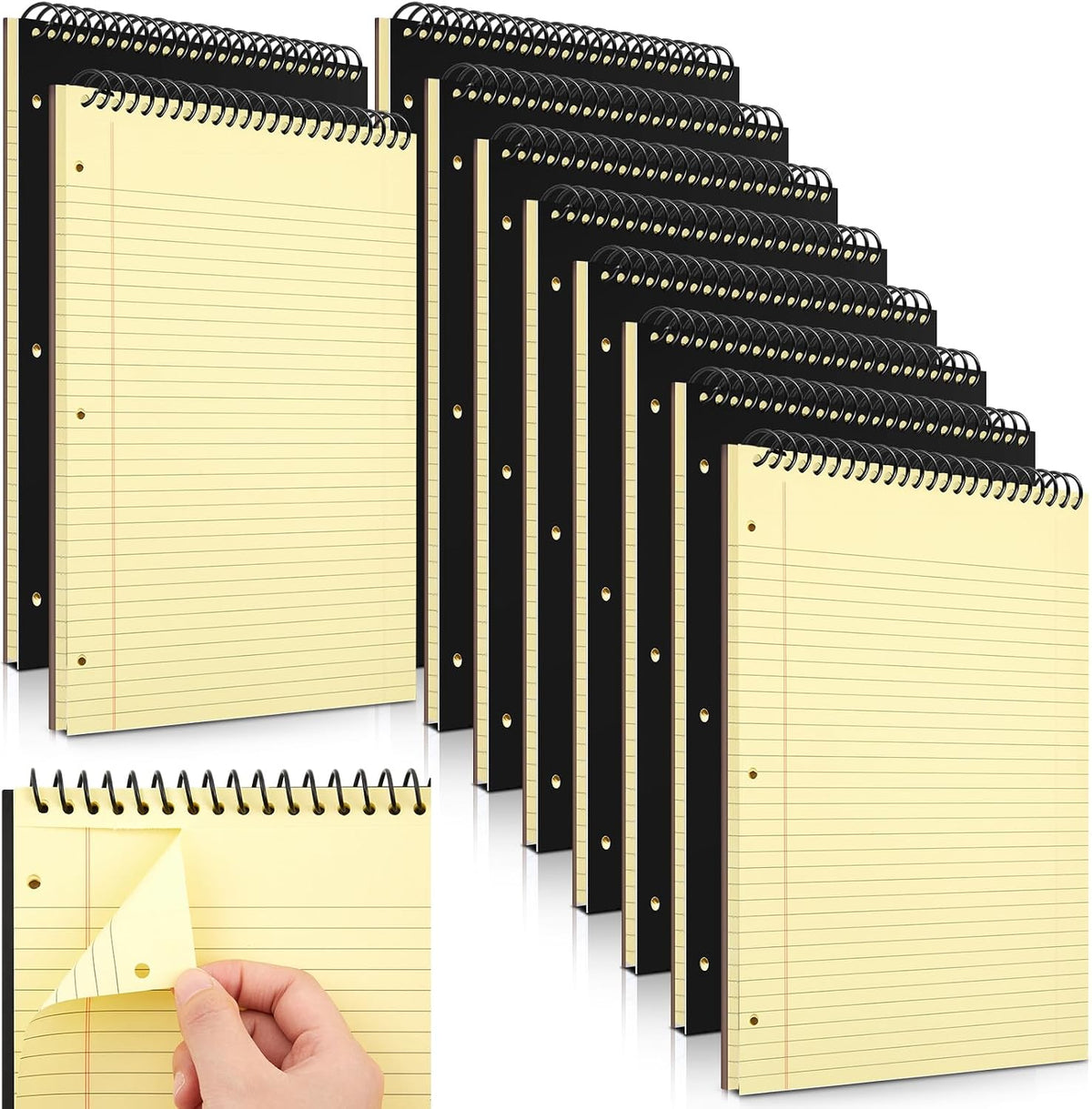 motimind 10 pack 8.5" x 11" top spiral, main product view