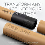 Nordik Felt and Leather Desk Mat Non-Slip - Image 4