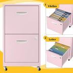 SteeLoong 2 Drawer File Cabinet - Image 7