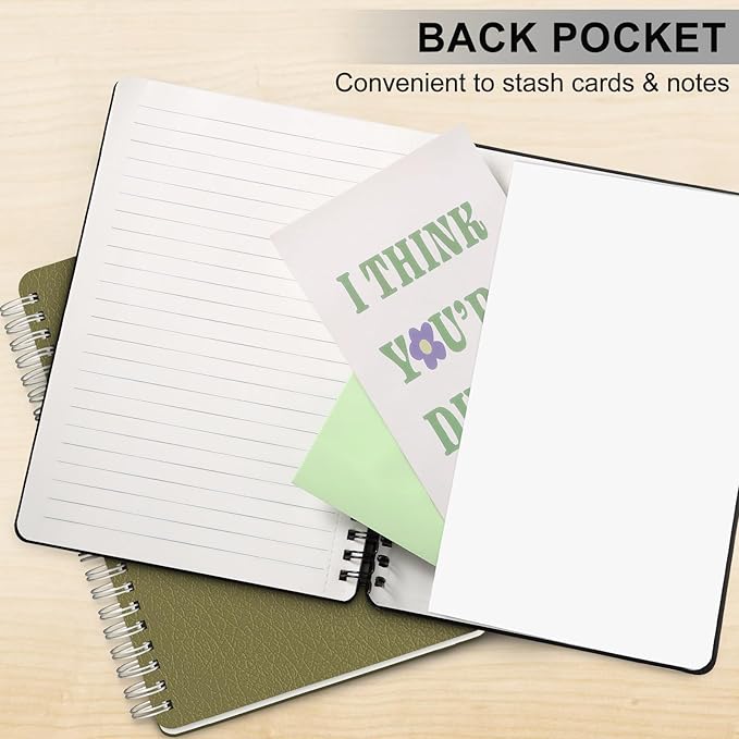 ABERLLS Black Lined Spiral Journal Notebook - Image 5