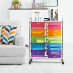GLACER 15 Drawers Rolling Cart, Storage Cart - Image 8