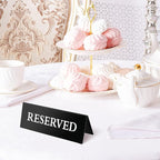 6 Pieces Table Top Reserved Sign Table Signs Reserved Seating Signs Double - Image 6