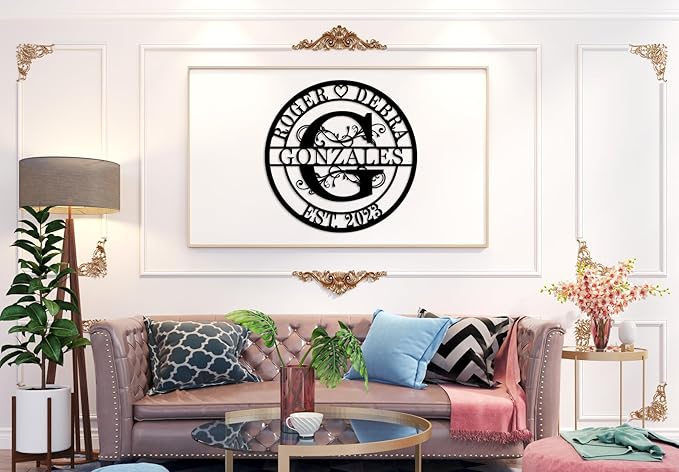 Custom Metal Monogram, Personalized Last Name Décor, Custom Name Signs - Image 6