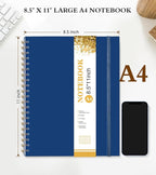 Spiral Notebook Journal 8.5” x 11”, A4 Large Notebooks - Image 2